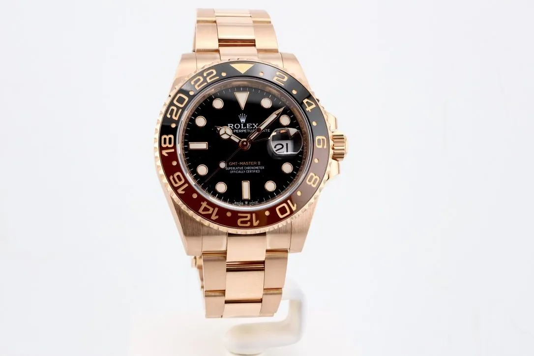 Rolex GMT-Master II 126715CHNR 40mm Rose gold Black