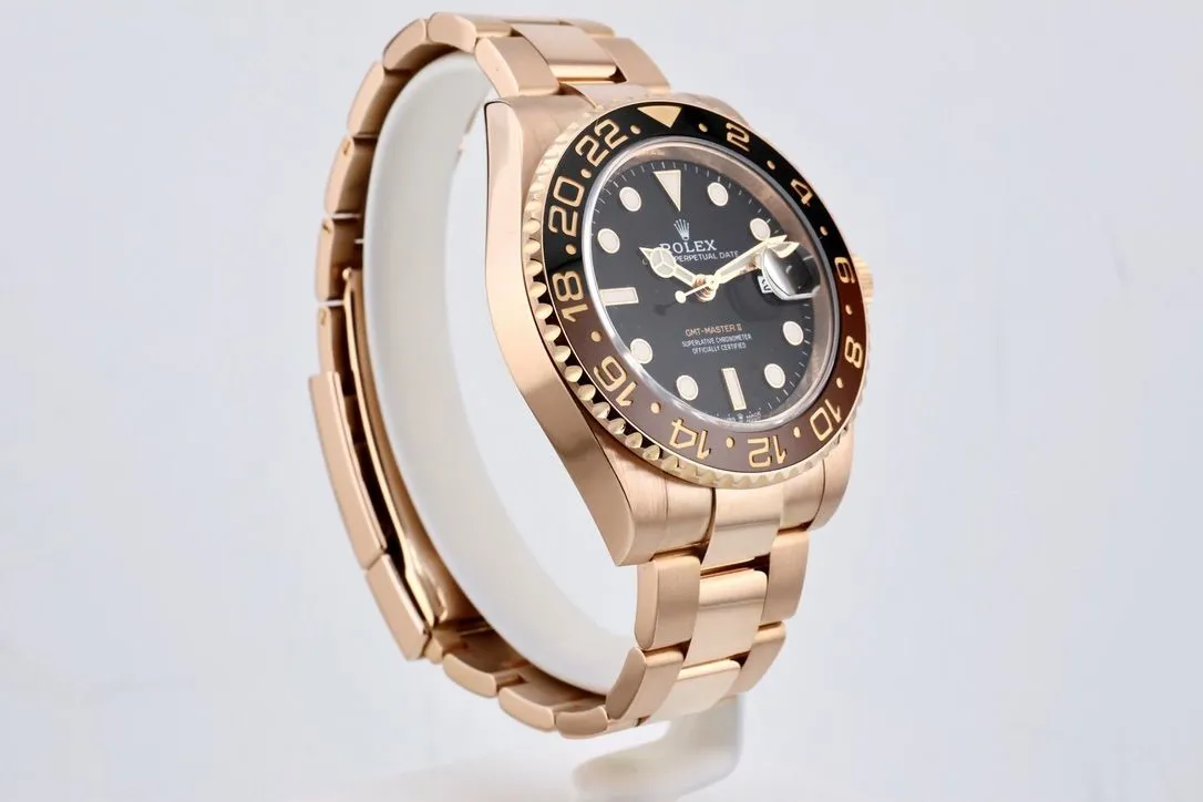 Rolex GMT-Master II 126715CHNR 40mm Rose gold Black 1