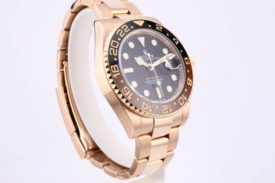 Rolex GMT-Master II 126715CHNR 40mm Rose gold Black 2