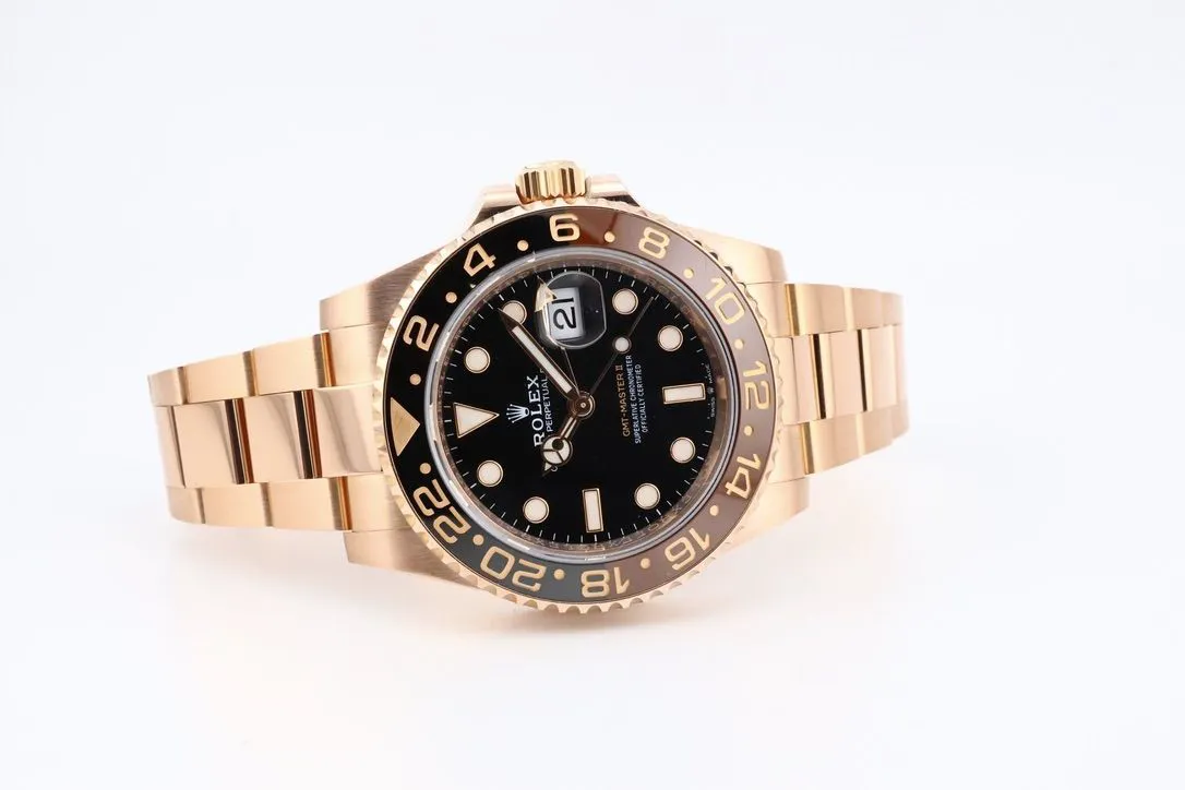 Rolex GMT-Master II 126715CHNR 40mm Rose gold Black 3