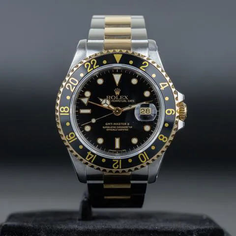 Rolex GMT-Master II 16713 40mm Yellow gold and Stainless steel Brown