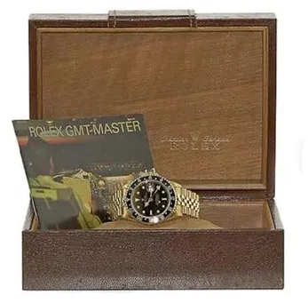 Rolex GMT-Master II 16718 40mm Yellow gold Black 1