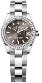 Rolex Lady-Datejust 279384RBR-0014 White gold and Stainless steel Gray