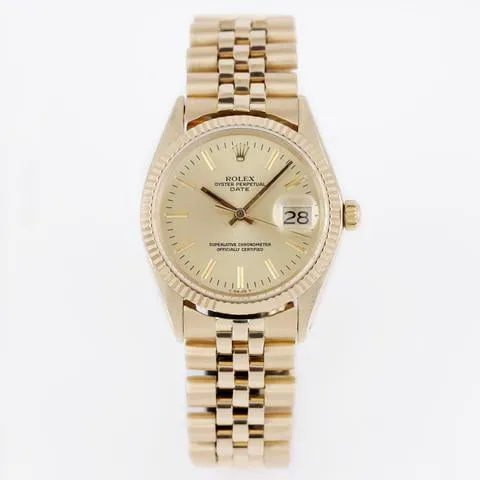 Rolex Oyster Perpetual Date 1500 34mm Yellow gold Gold