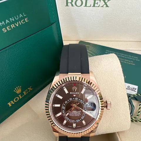 Rolex Sky-Dweller 326235 42mm Rose gold Brown 8