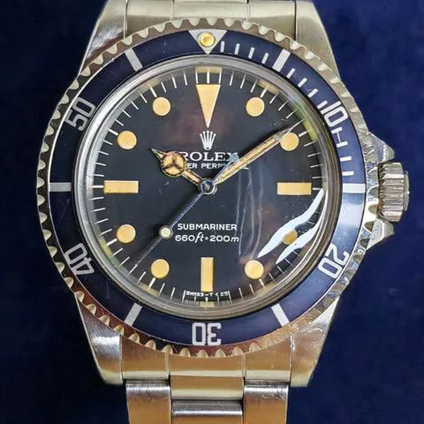 Rolex Submariner 5513 40mm Stainless steel Black