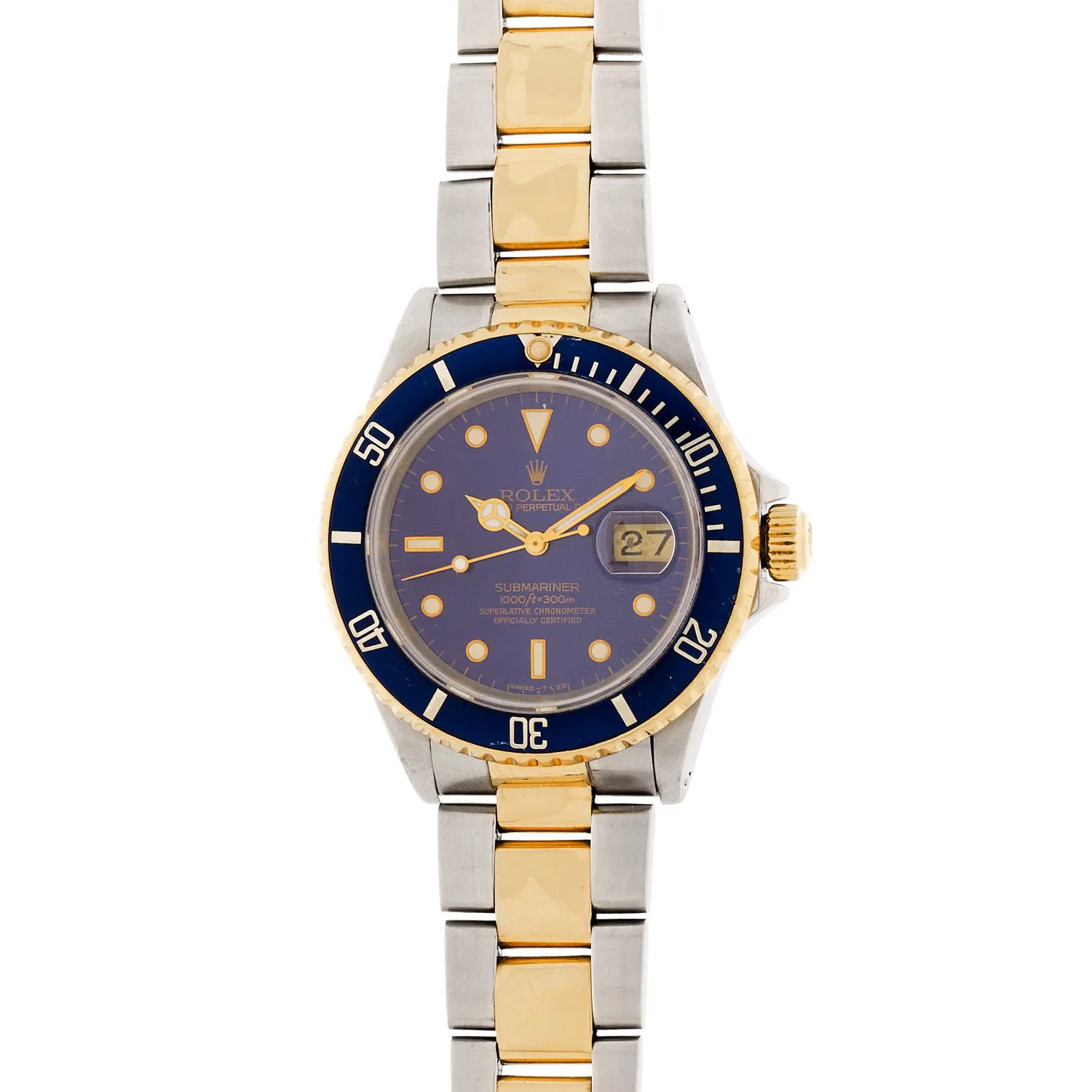 Rolex Submariner Date 16613LB 40mm Yellow gold and Stainless steel Blue