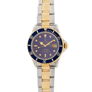 Rolex Submariner Date 16613LB Yellow gold and Stainless steel Blue