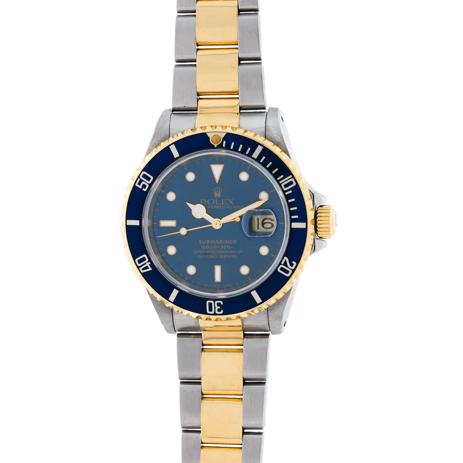 Rolex Submariner Date 16613LB 40mm Yellow gold and Stainless steel Blue