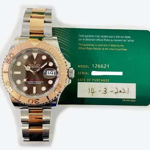 Rolex Yacht-Master 40 126621 40mm Yellow gold and Stainless steel Brown