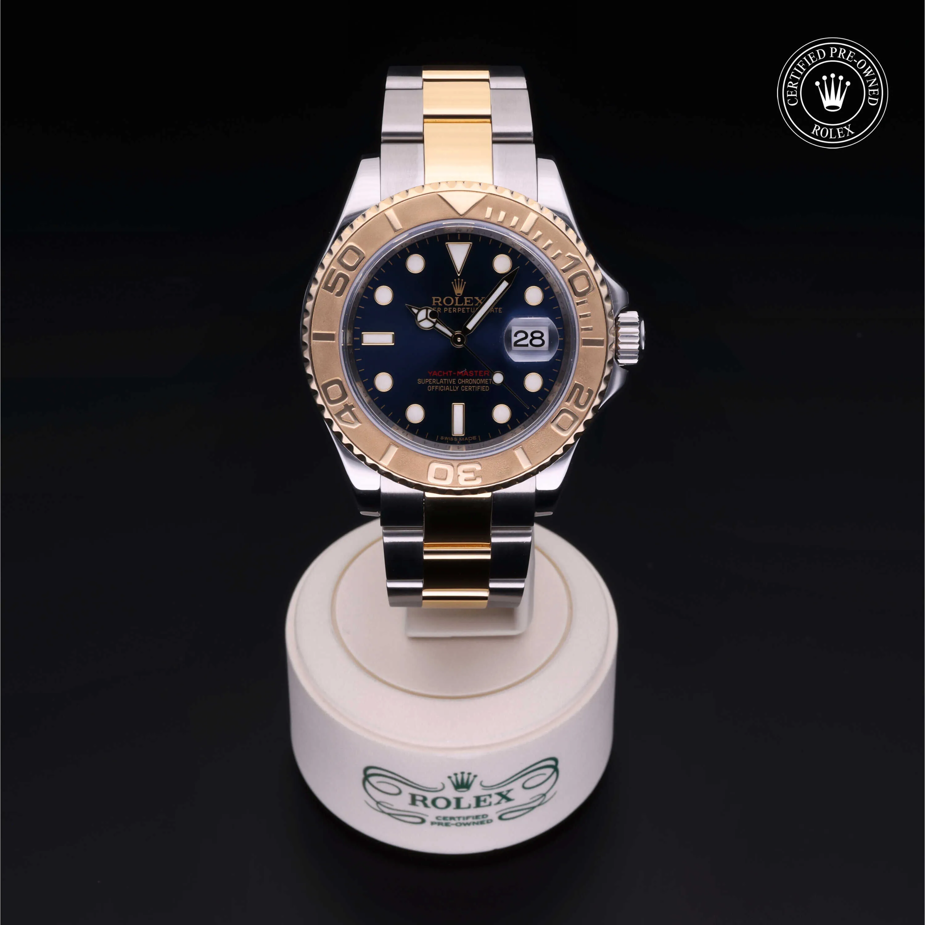 Rolex Yacht-Master 40 16623 40mm Yellow gold and stainless steel Blue 1