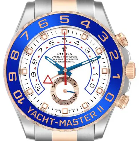 Rolex Yacht-Master II 116681 44mm Yellow gold and Stainless steel White