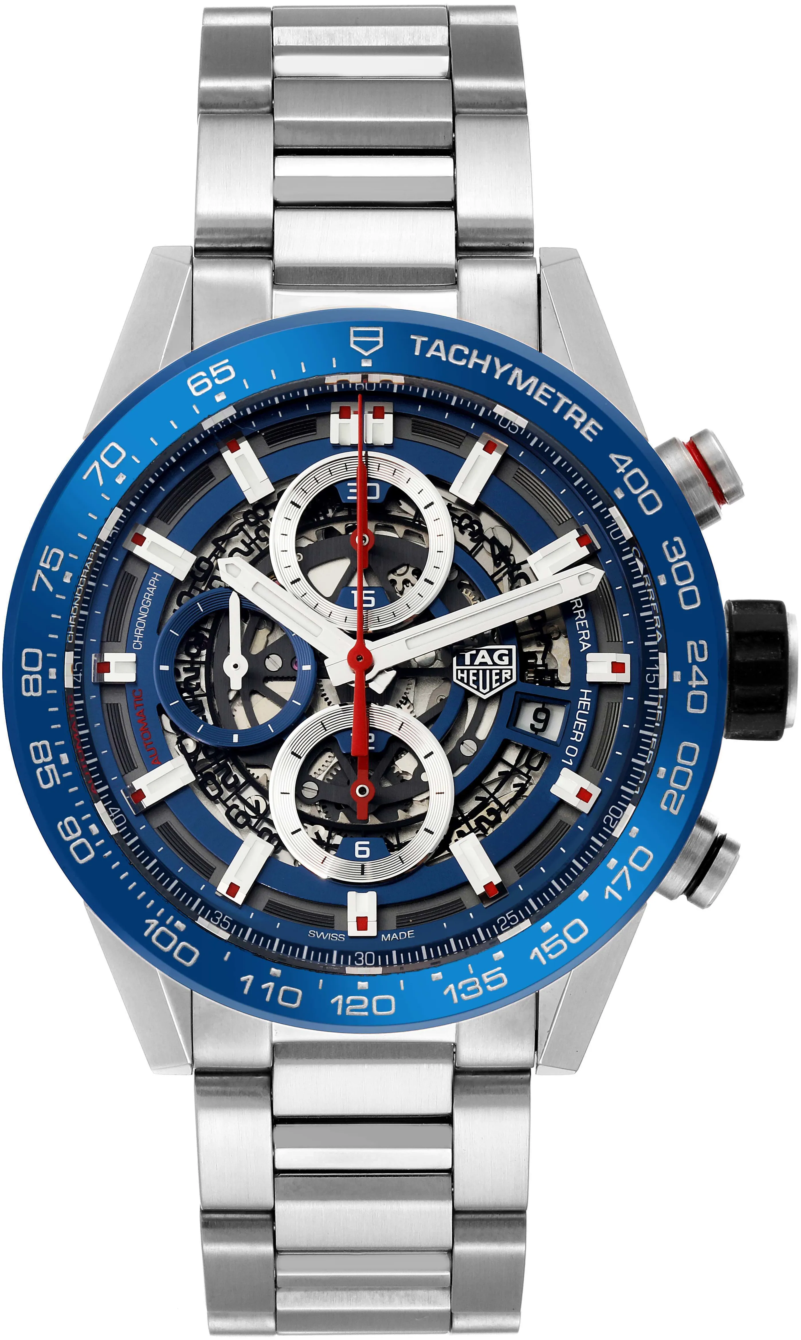 TAG Heuer Carrera CAR201T.BA0766 43mm Stainless steel Skeleton