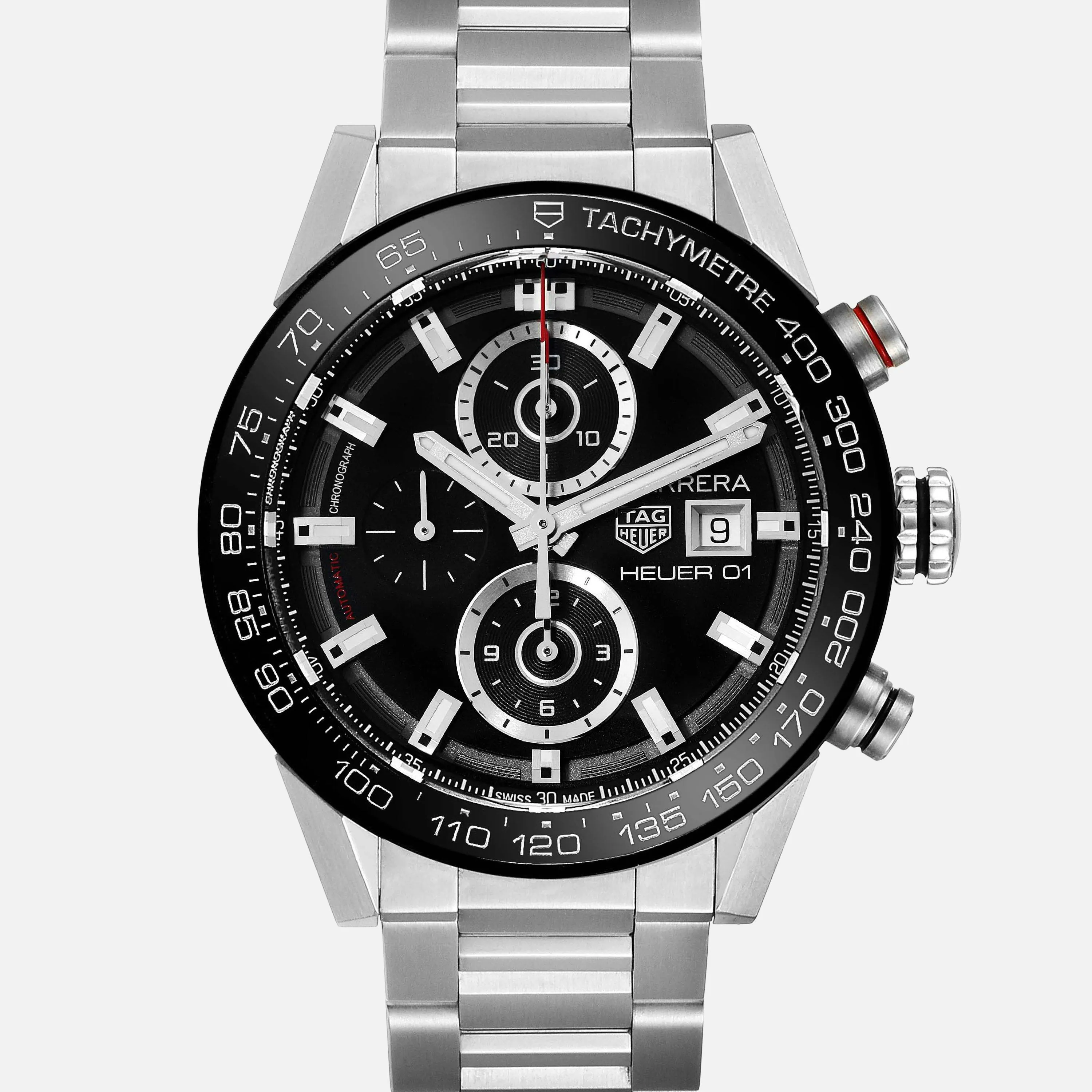 TAG Heuer Carrera CAR201Z.BA0714 43mm Stainless steel Black