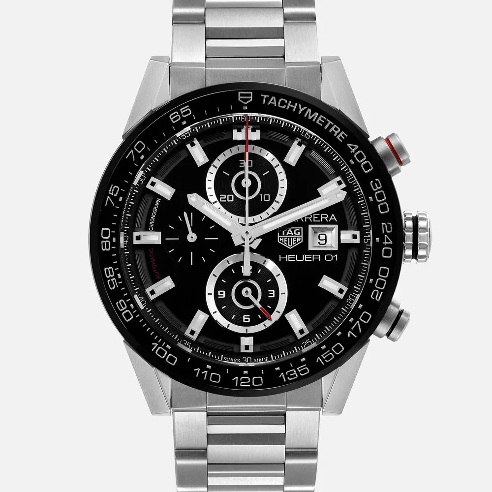 TAG Heuer Carrera CAR201Z.BA0714 43mm Stainless steel Black