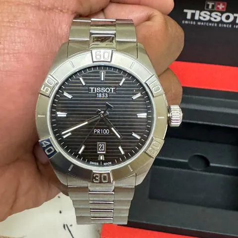 Tissot PR 100 T101.610.11.051.00 42mm Stainless steel Black