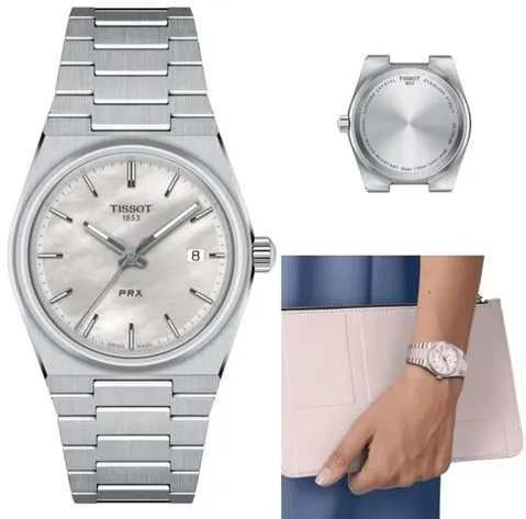 Tissot T-Classic T137.210.11.111.00 35mm Stainless steel White Mother of Pearl