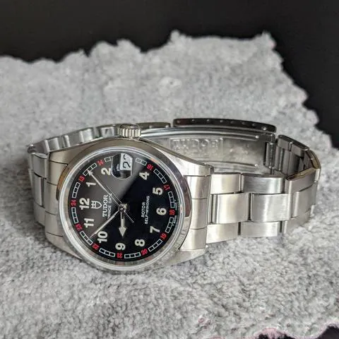 Tudor Prince Date 72000 32mm Stainless steel Black 7