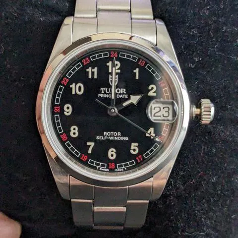 Tudor Prince Date 72000 32mm Stainless steel Black 20