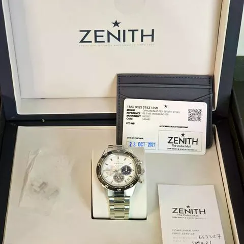 Zenith Chronomaster Sport 03.3100.3600/69.M3100 41mm Stainless steel Silver