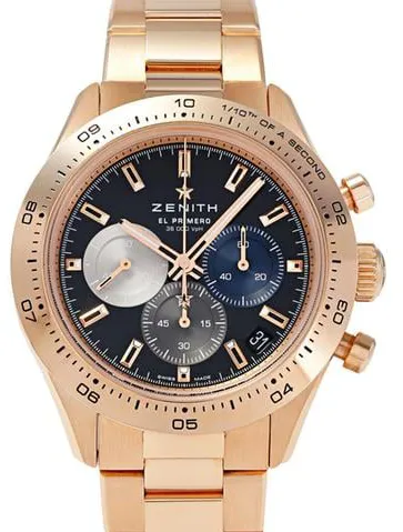 Zenith Chronomaster Sport 18.3101.3600/21.M3100 41mm Rose gold Black