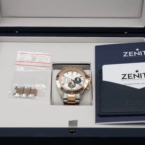 Zenith Chronomaster Sport 51.3100.3600/69.M3100 41mm Yellow gold and Stainless steel Silver 12