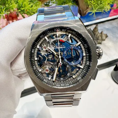 Zenith Defy El Primero 95.9002.9004/78.M9000 44mm Titanium Transparent