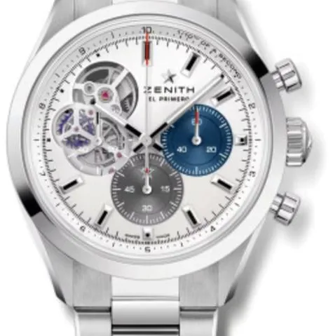 Zenith El Primero 03.3300.3604/69.M3300 39.5mm Stainless steel Silver