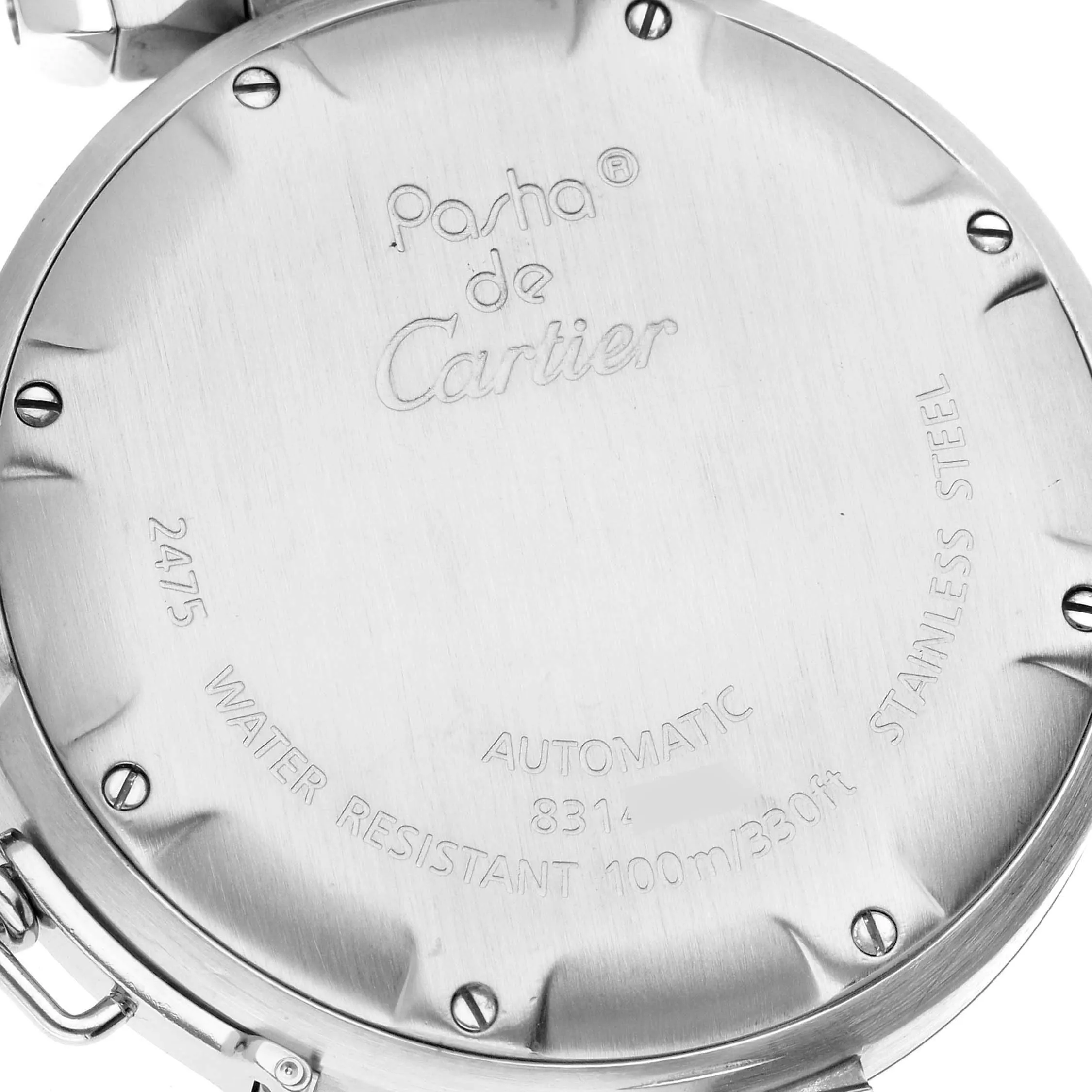 Cartier Pasha W31044M7 35mm Stainless steel White 3