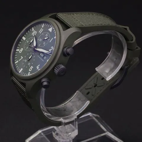 IWC Pilot Chronograph Top Gun IW389106 44.5mm Ceramic Green 1