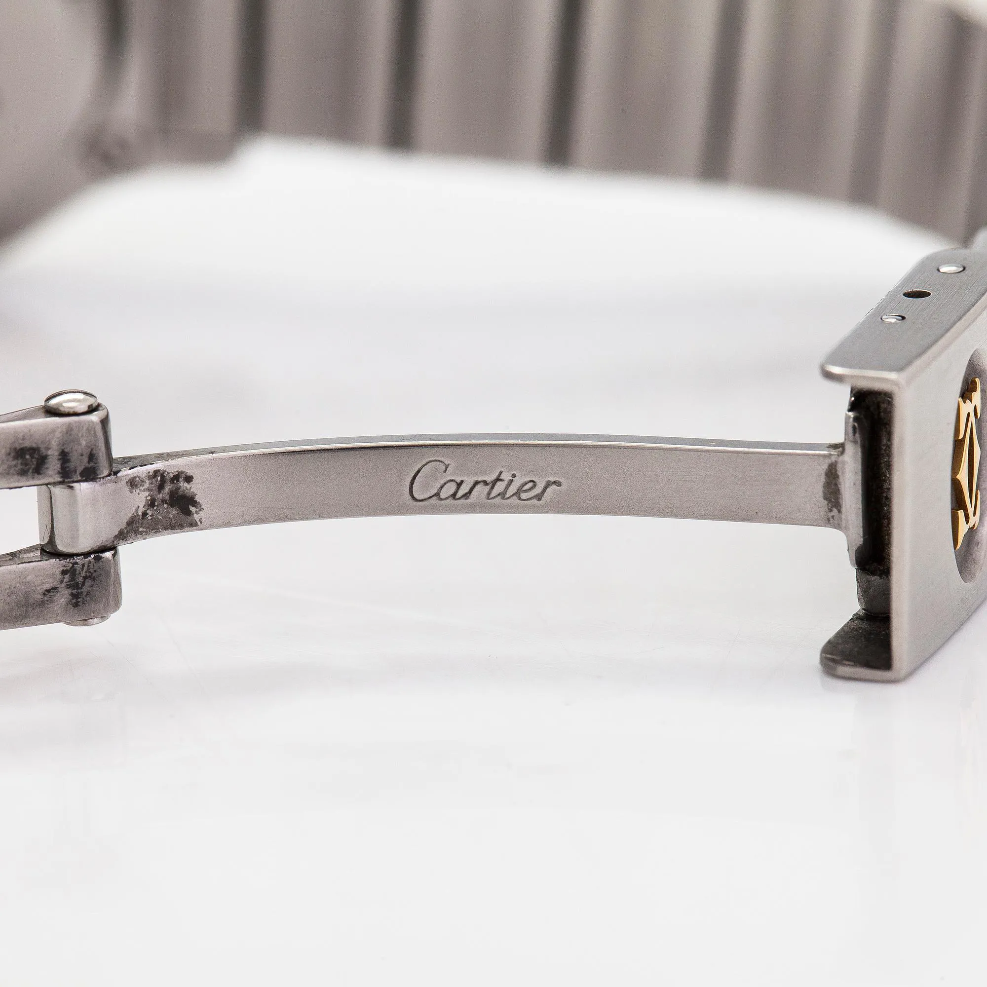 Cartier Santos Ronde 24mm Yellow gold and Stainless steel 1