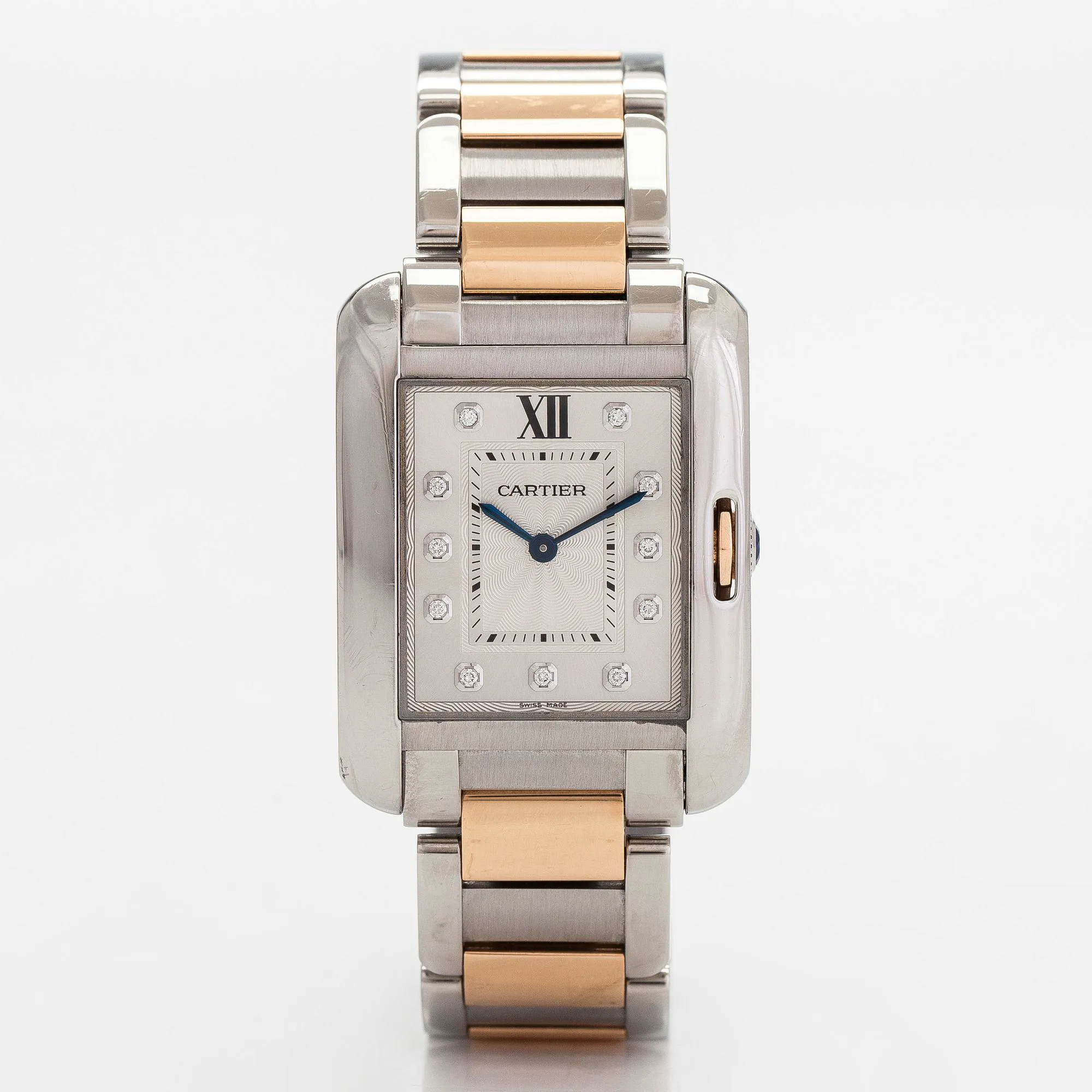 Cartier Tank Anglaise 3704 26mm Stainless steel and rose gold