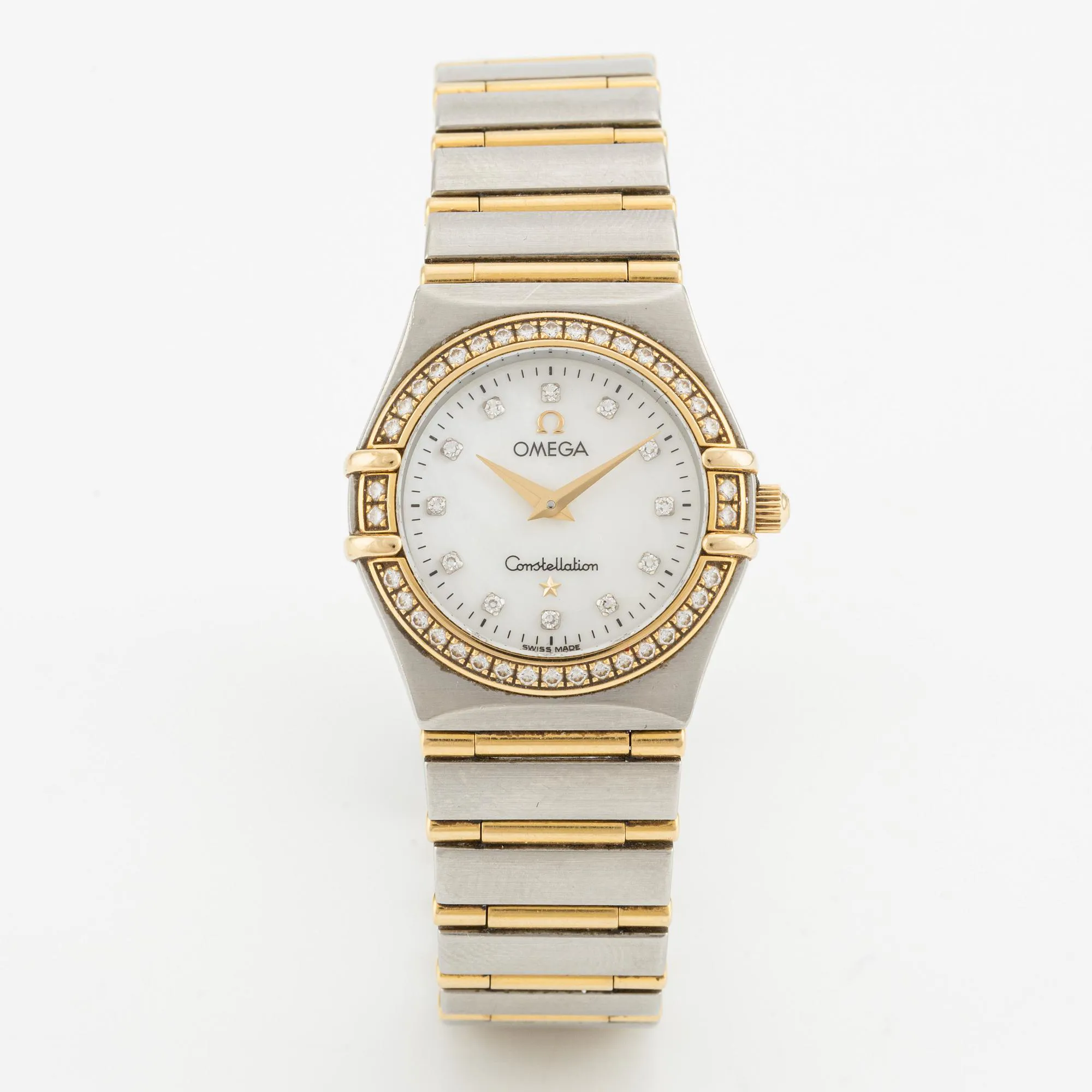 Omega Constellation 12777500 25.5mm Yellow gold and stainless steel Mother-of-pearl