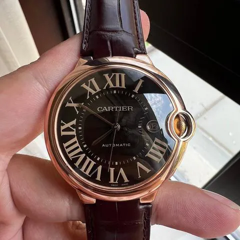 Cartier Ballon Bleu 42mm W6920037 42mm Rose gold Brown