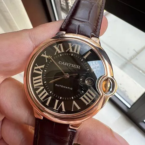 Cartier Ballon Bleu 42mm W6920037 42mm Rose gold Brown 1