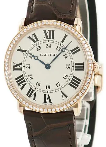 Cartier Ronde Louis Cartier WR000651 36mm Rose gold Champagne