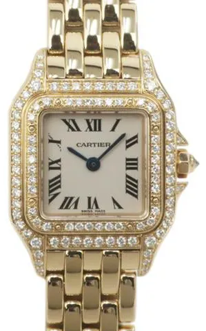 Cartier Panthère WF3072B9 21mm Yellow gold White