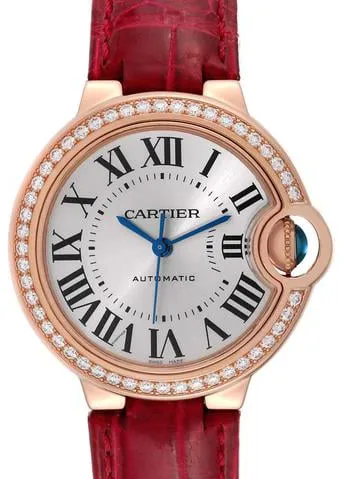 Cartier Ballon Bleu 33mm WJBB0033 33mm Rose gold Silver