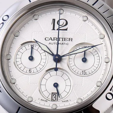 Cartier Pasha Seatimer w31030H3 38mm Stainless steel Silver 5