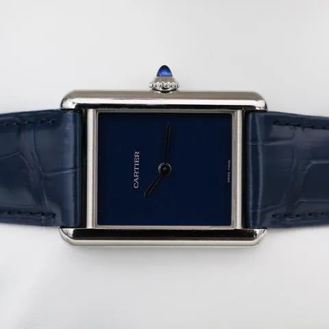 Cartier Tank WSTA0055 25.5mm Stainless steel Blue 3