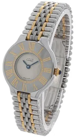 Cartier 21 Must de Cartier 125000P 28mm Yellow gold and Stainless steel White 3