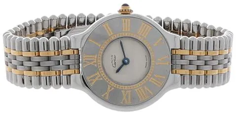 Cartier 21 Must de Cartier 125000P 28mm Yellow gold and Stainless steel White 1