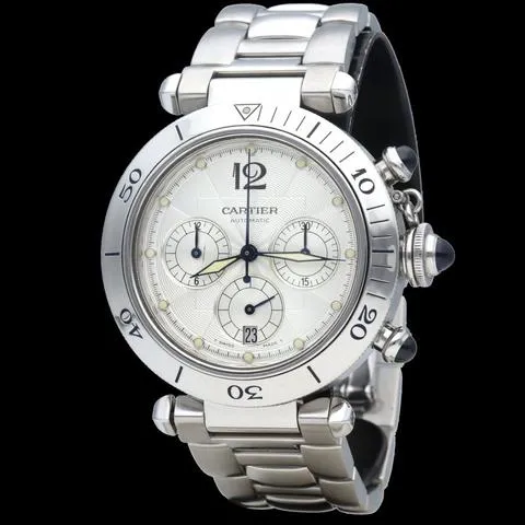 Cartier Pasha 2113 38mm Stainless steel Silver 5