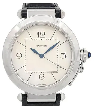 Cartier Pasha W3107255 42mm Stainless steel White