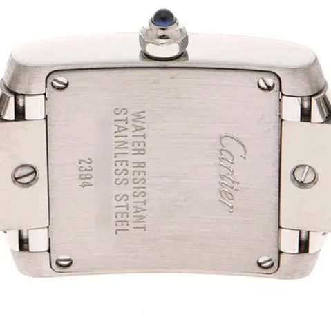 Cartier Tank Française W51008Q3 20mm Stainless steel White 2