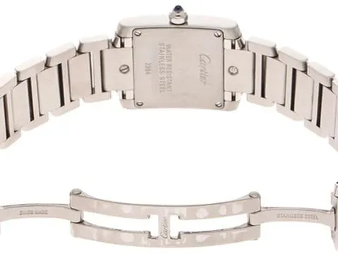 Cartier Tank Française W51008Q3 20mm Stainless steel White 3