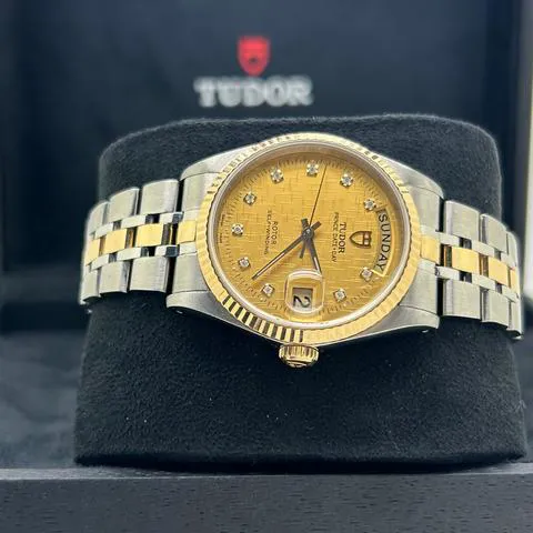 Tudor Prince Date-Day 76213 36mm Yellow gold and stainless steel Gold 5