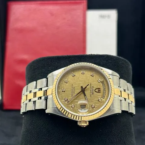 Tudor Prince Date-Day 76213 36mm Yellow gold and stainless steel Gold 5