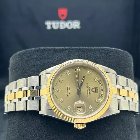 Tudor Prince Date-Day 76213 36mm Yellow gold and stainless steel Gold 5