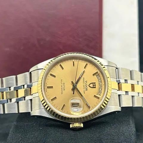 Tudor Prince Date-Day 76213 36mm Yellow gold and stainless steel Gold 5